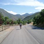 Anthony working his way up the final climb in Hobble Creek Canyon.